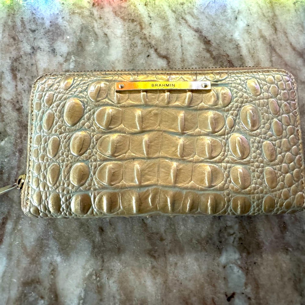 Brahmin Alligator Embossed Wallet